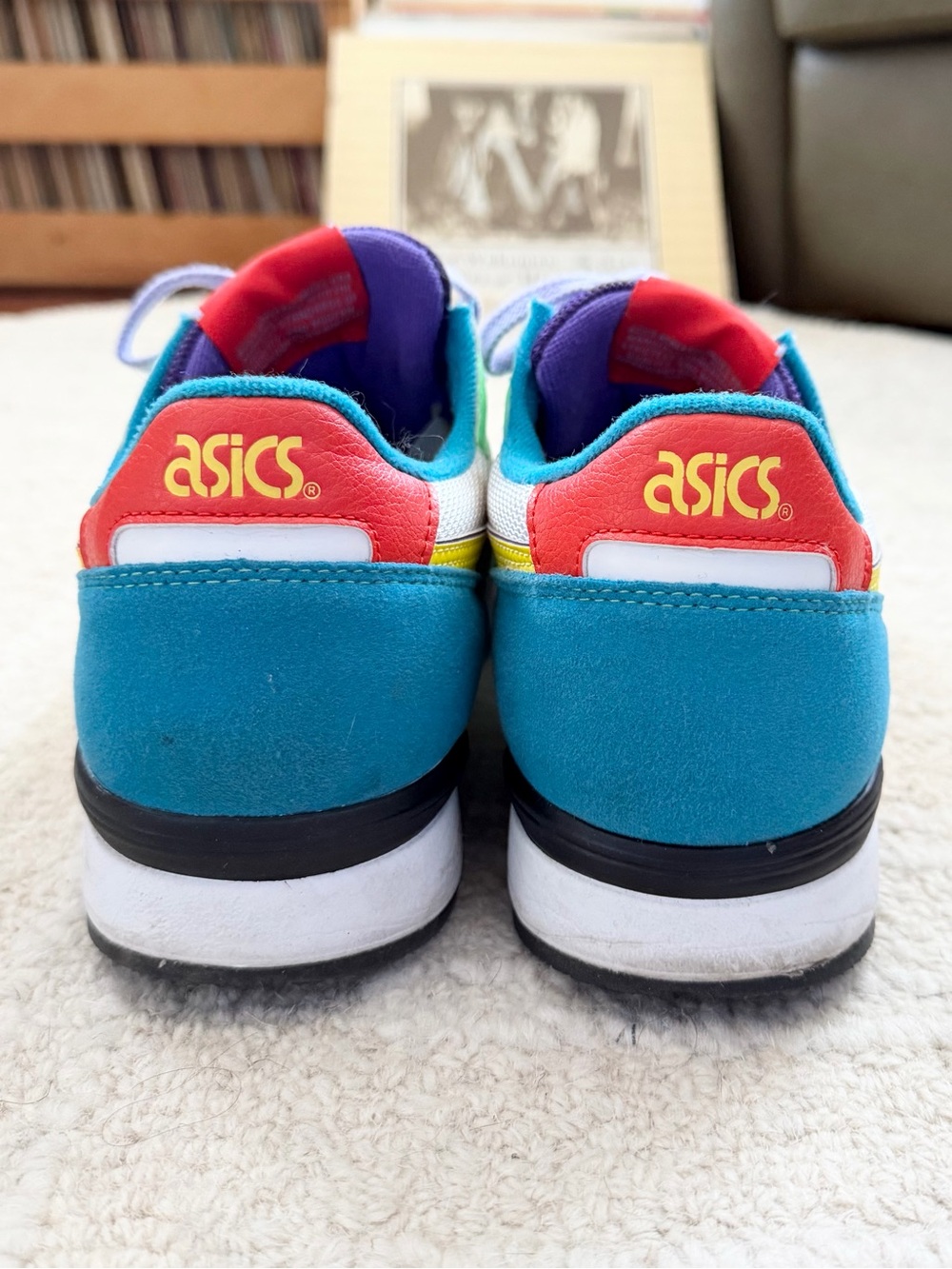 ASICS GEL Runner Multicolor Women's Sneaker - Mint/Yellow/Teal - Picture 3 of 8
